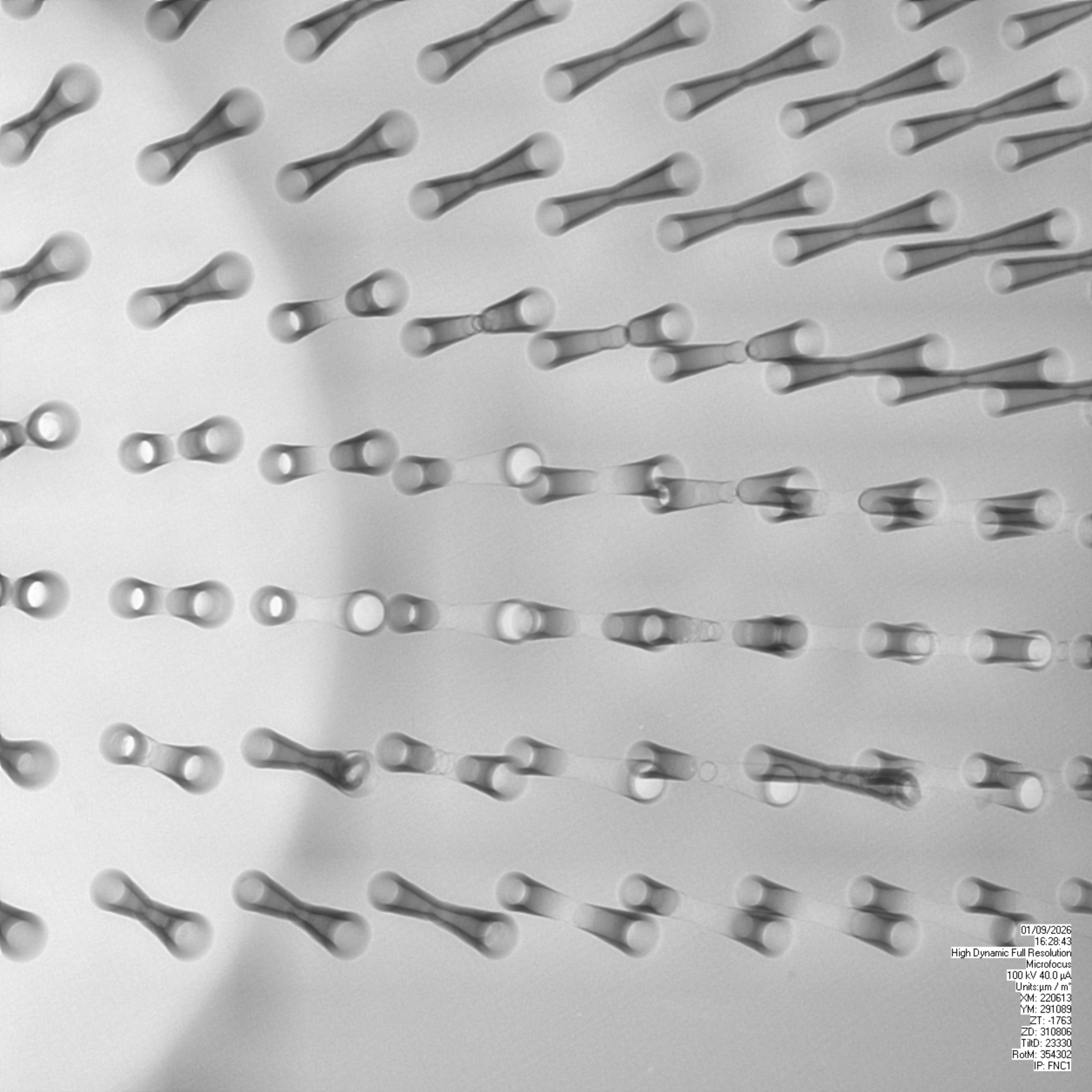 YXLON依科視朗X光機Cheetah EVO清晰檢測直徑50微米的TGV玻璃通孔